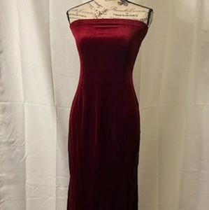 Burgundy Wet Seal  Dress